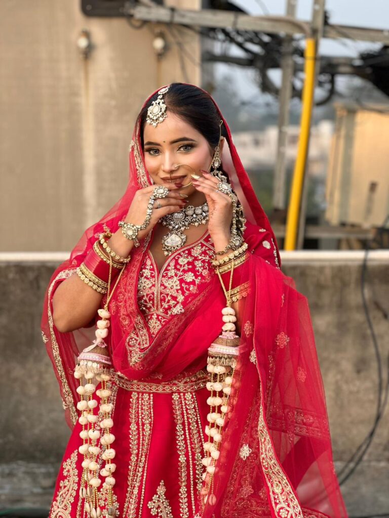 Village bride look